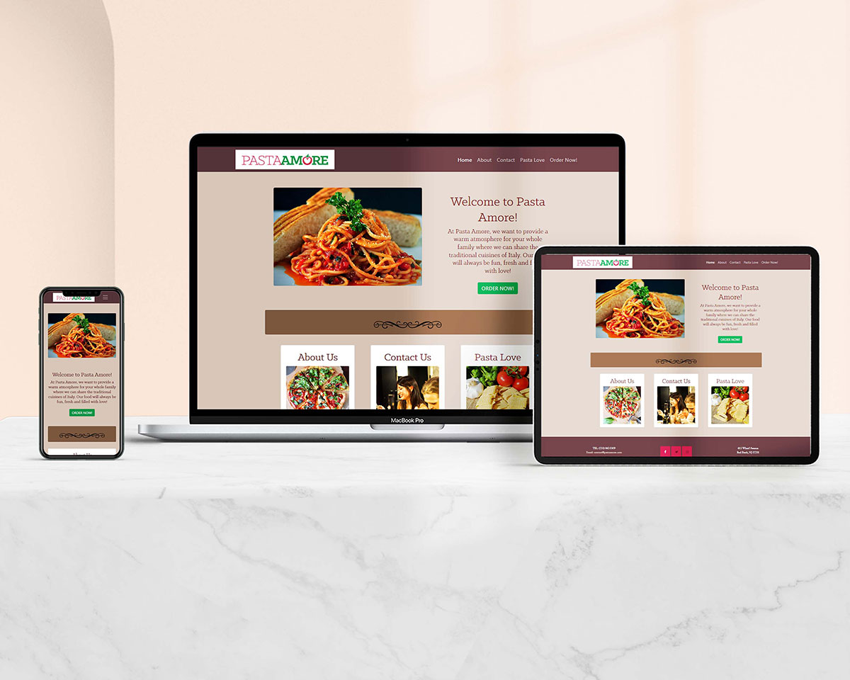Pasta Amore Website